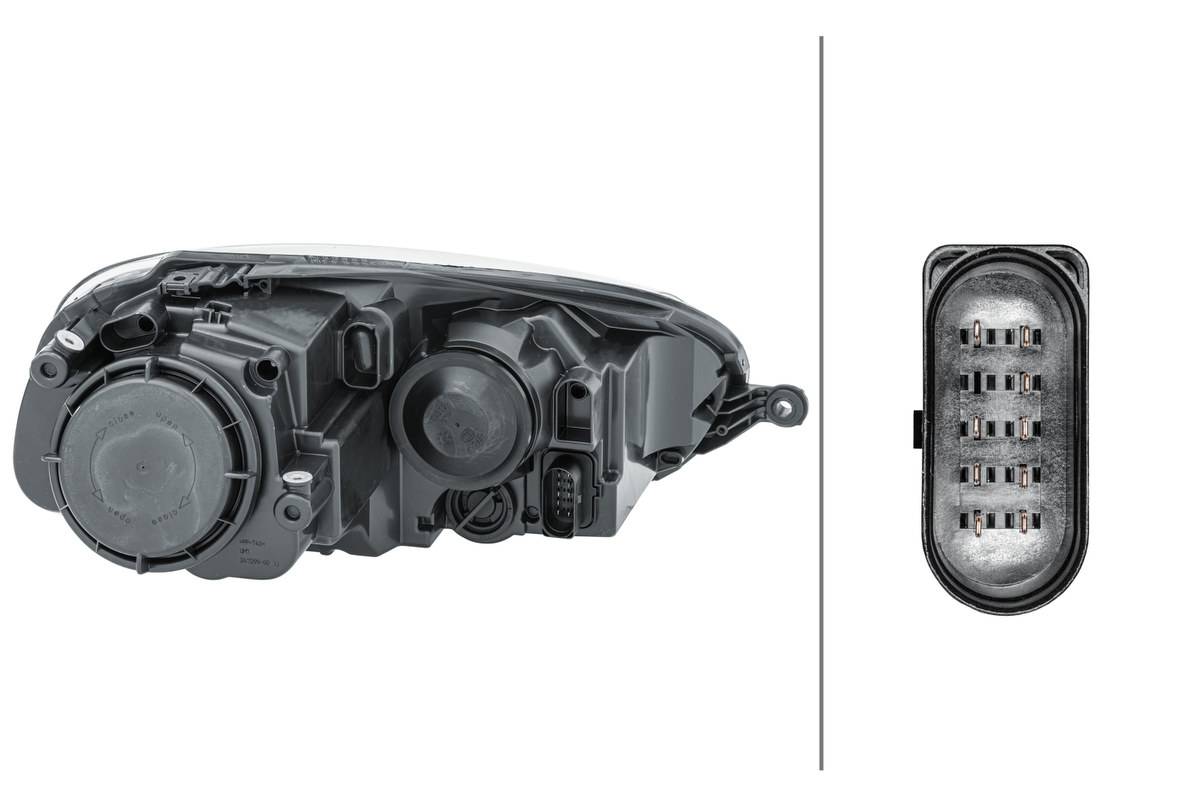 Hauptscheinwerfer links 12 V PY21W Halogen HELLA für VW GOLF-1