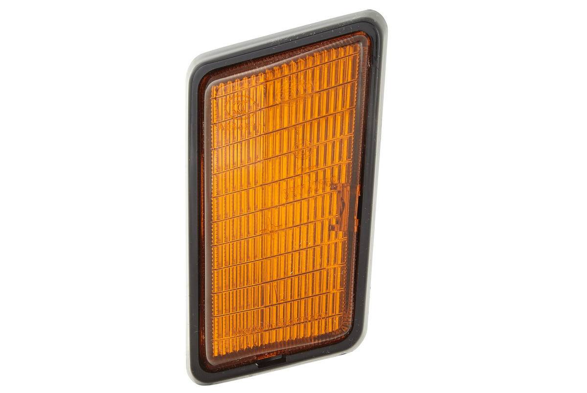 Zusatzblinkleuchte seitlicher Einbau 24 V P21W gelb amber HELLA für MB LK/LN2-1