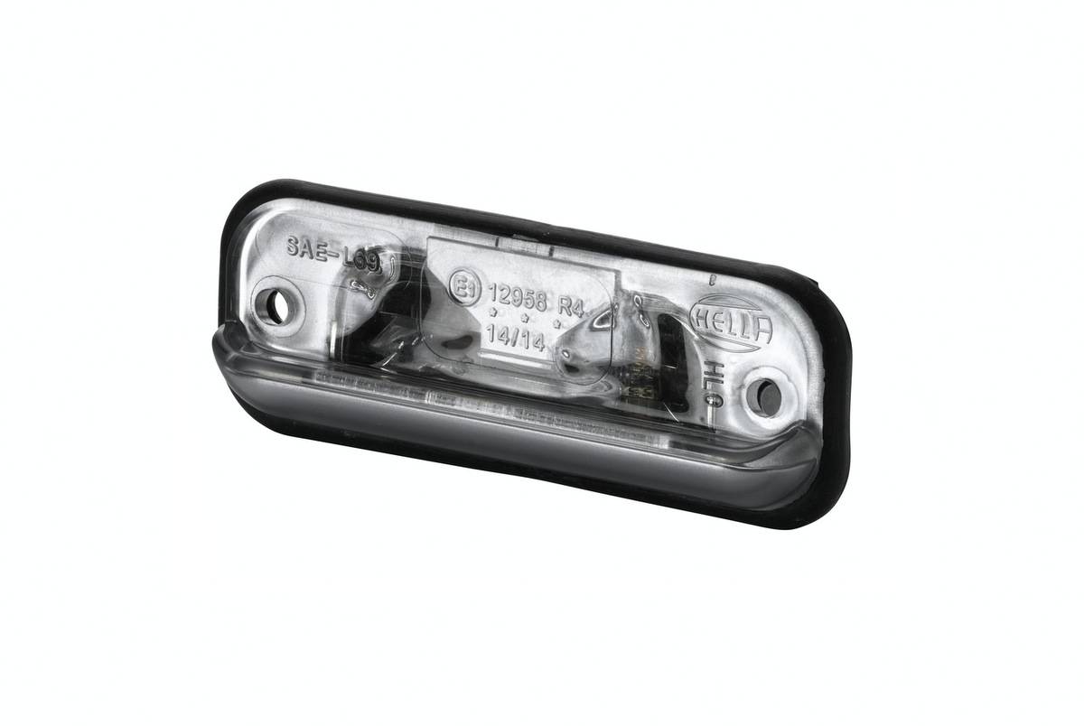Kennzeichenleuchte außen 12 V C5W Halogen glasklar HELLA für LAMBORGHINI-0