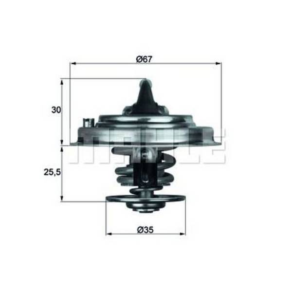 Mahle TX3482D Thermostat, Kühlmittel