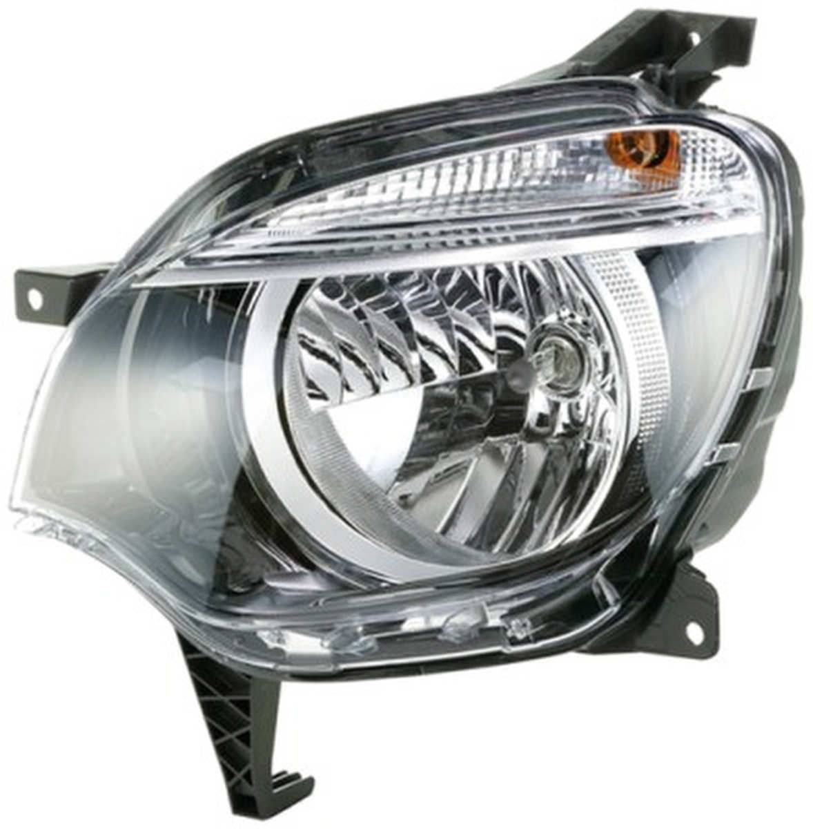 Hauptscheinwerfer rechts 12 V H4 Halogen HELLA für RENAULT TWINGO-0