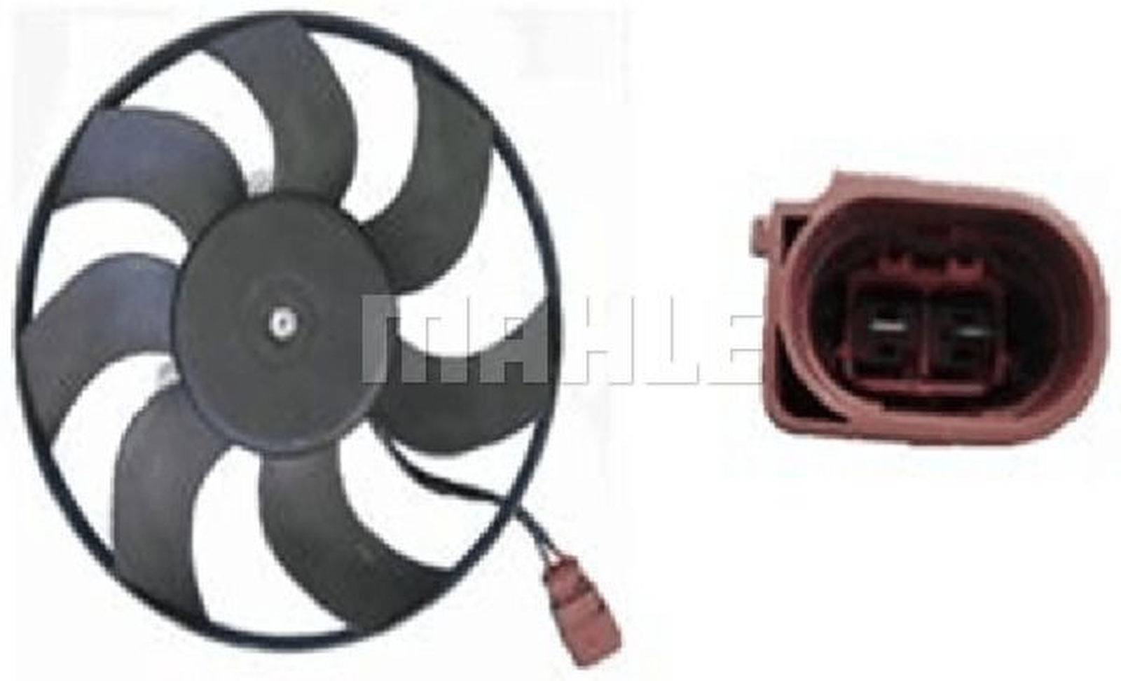 Lüfter Motorkühlung 12 V 180 W Ø 295 mm elektrisch MAHLE für u.a. VW PASSAT-1