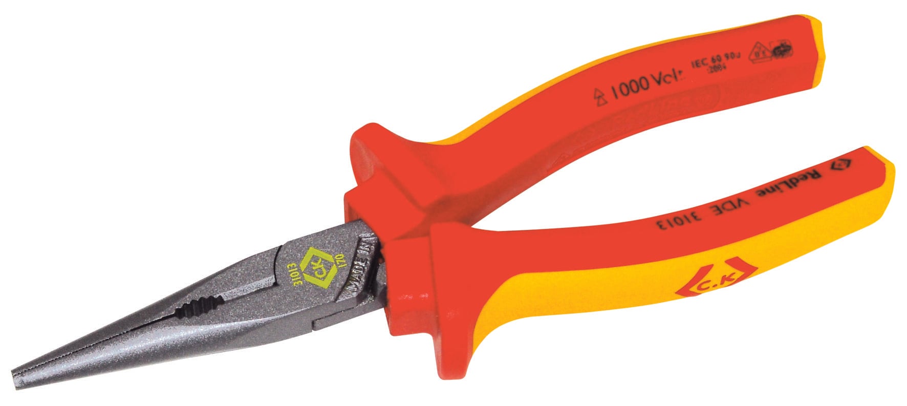 C.K 431013 VDE Spitzzange Gerade 175 mm