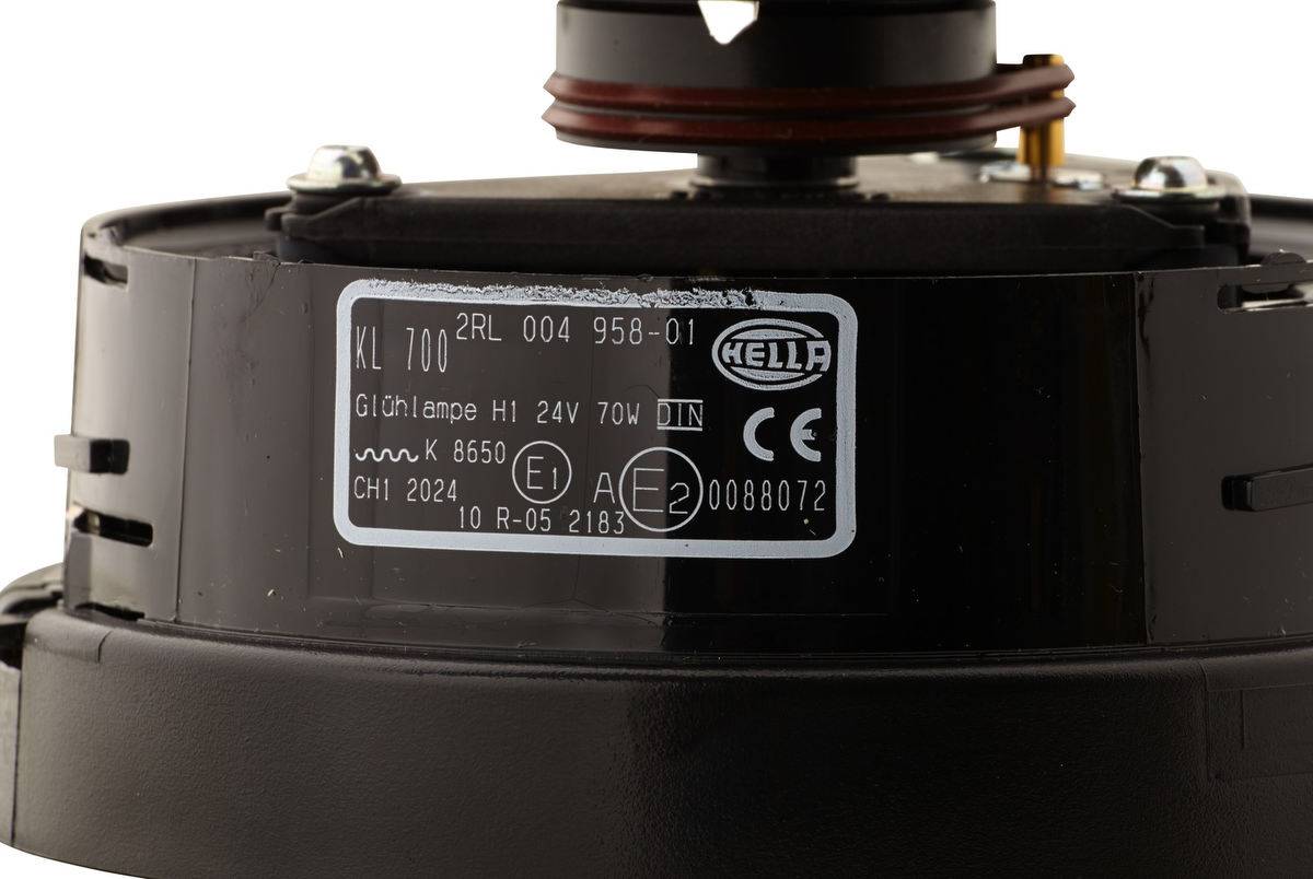Rundumkennleuchte 24 V 70 W blau H1 Halogen HELLA für u.a. MERCEDES-BENZ-4