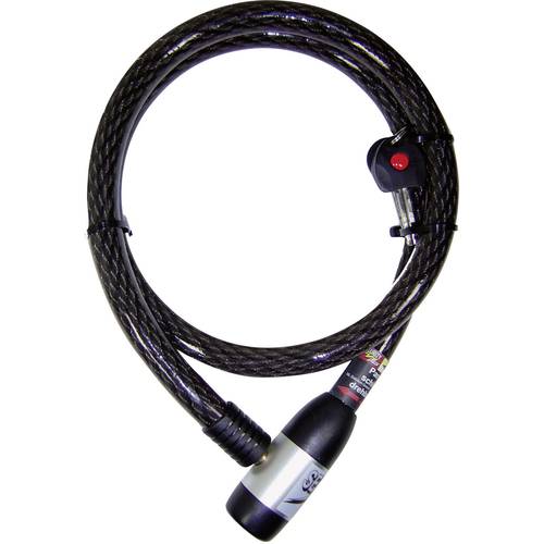 Security Plus PK 96 Kabelschloss Schwarz Schlüsselschloss