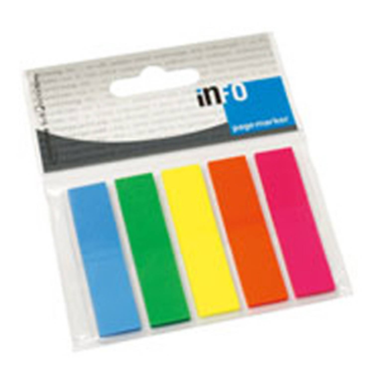 Haftmarker BT268109 Pfeile 12 x 44 mm - 5 Farben á 25 Marker-0