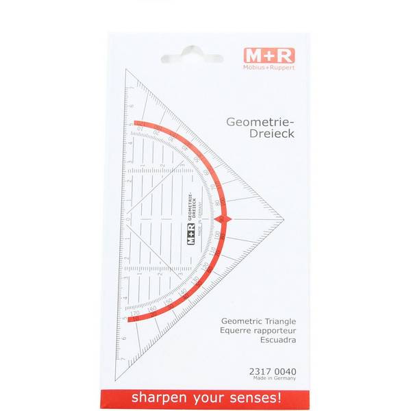 WESTCOTT E-10130 00 Geometrie-Dreieck 14,0 cm Schreibutensilien