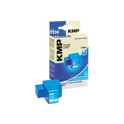 KMP H36 - 5.5 ml - Cyan - kompatibel - Tintenpatrone (Alternative zu: HP 363) -
