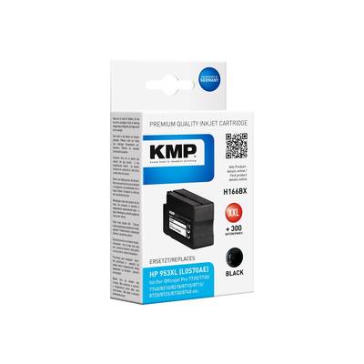 KMP H166BX - 55 ml - Hohe Ergiebigkeit - Schwarz - kompatibel - Tintenpatrone (A
