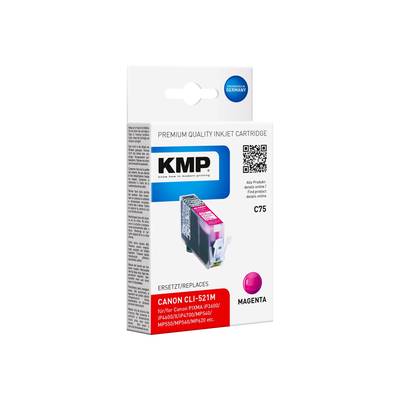 KMP C75 - 9 ml - Magenta - kompatibel - Tintenpatrone (Alternative zu: Canon CLI