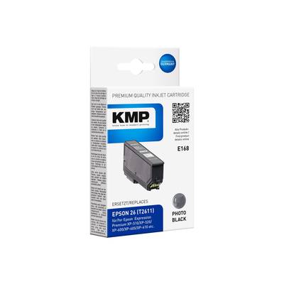 KMP E168 - 7 ml - Photo schwarz - kompatibel - Tintenpatrone - für Epson Express