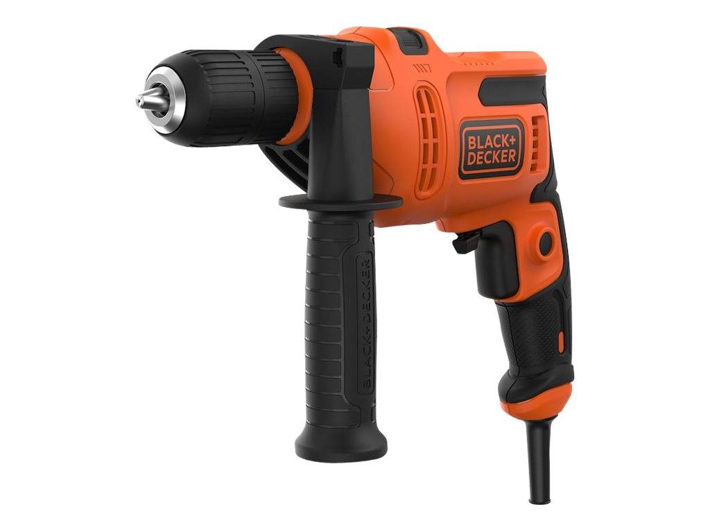 Black & Decker Schlagbohrmaschine BEH200K-QS 500W| Rechts-/Linkslauf 13mm-0