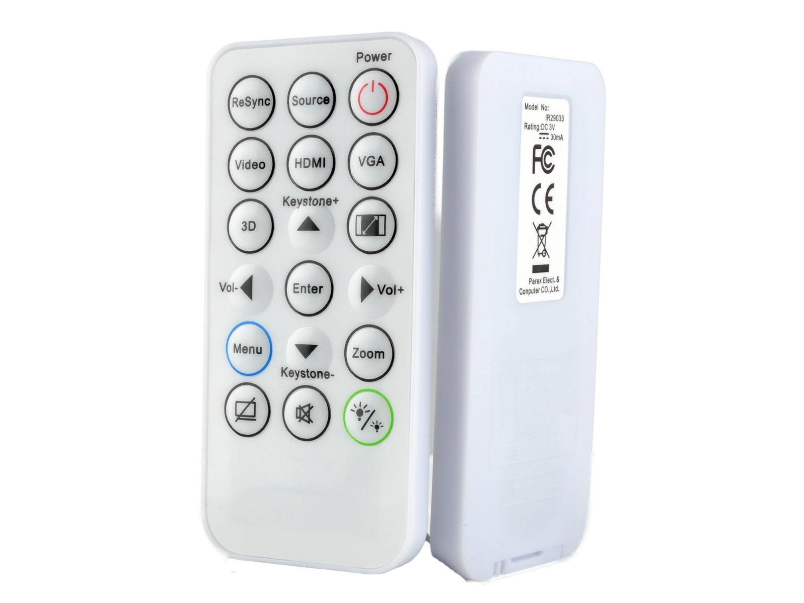 azurano Fernbedienung kompatibel zu OPTOMA SP.8VH02GC01 IR29033, für DAESSGN DS344 DS346 DW346 DX345 DX346 H112e-0