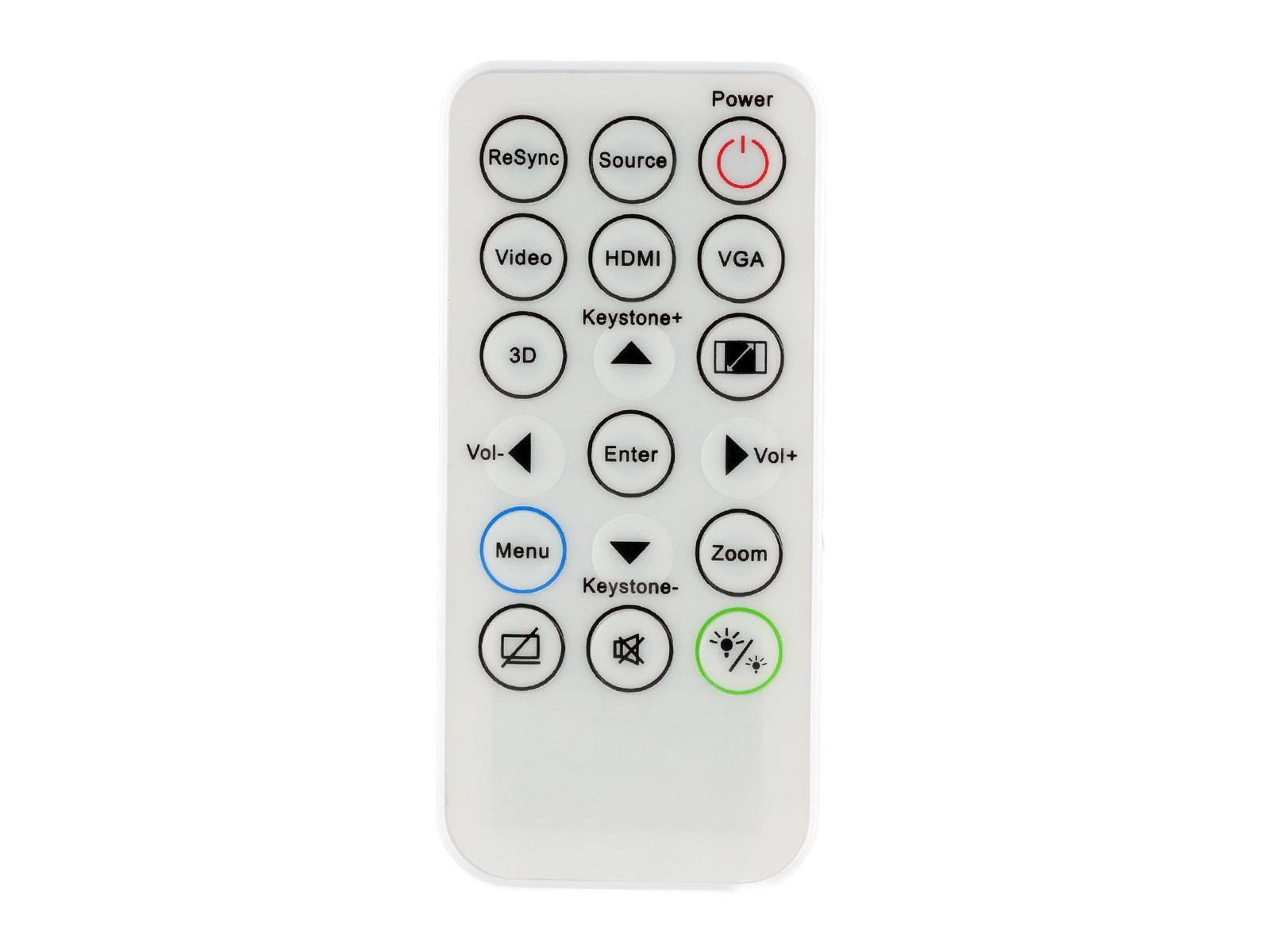 azurano Fernbedienung kompatibel zu OPTOMA SP.8VH02GC01 IR29033, für DAESSGN DS344 DS346 DW346 DX345 DX346 H112e-3