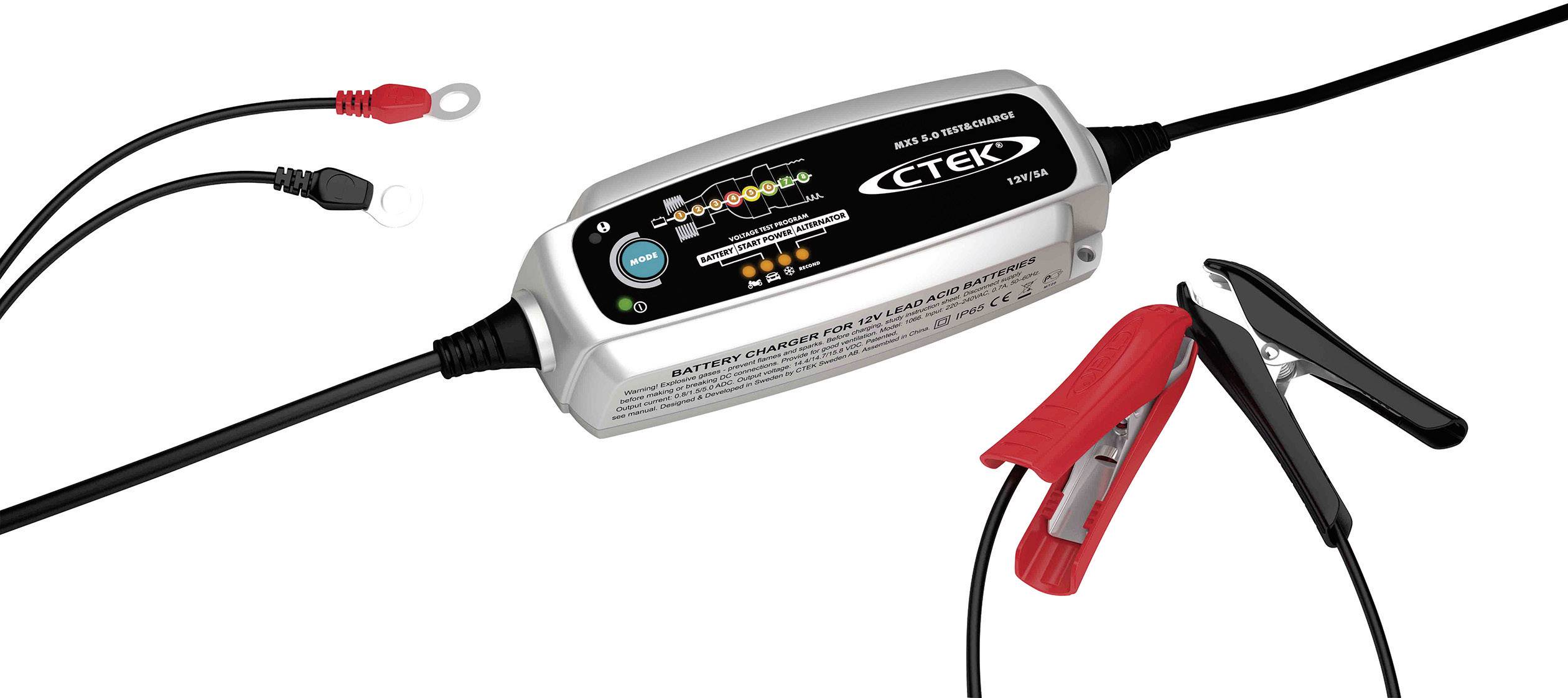 CTEK 56-305 MXS Batterieladegerät B04-01 Amazon.com: CTEK MXS 5.0 Test&Charge 12V 5A Battery Charger