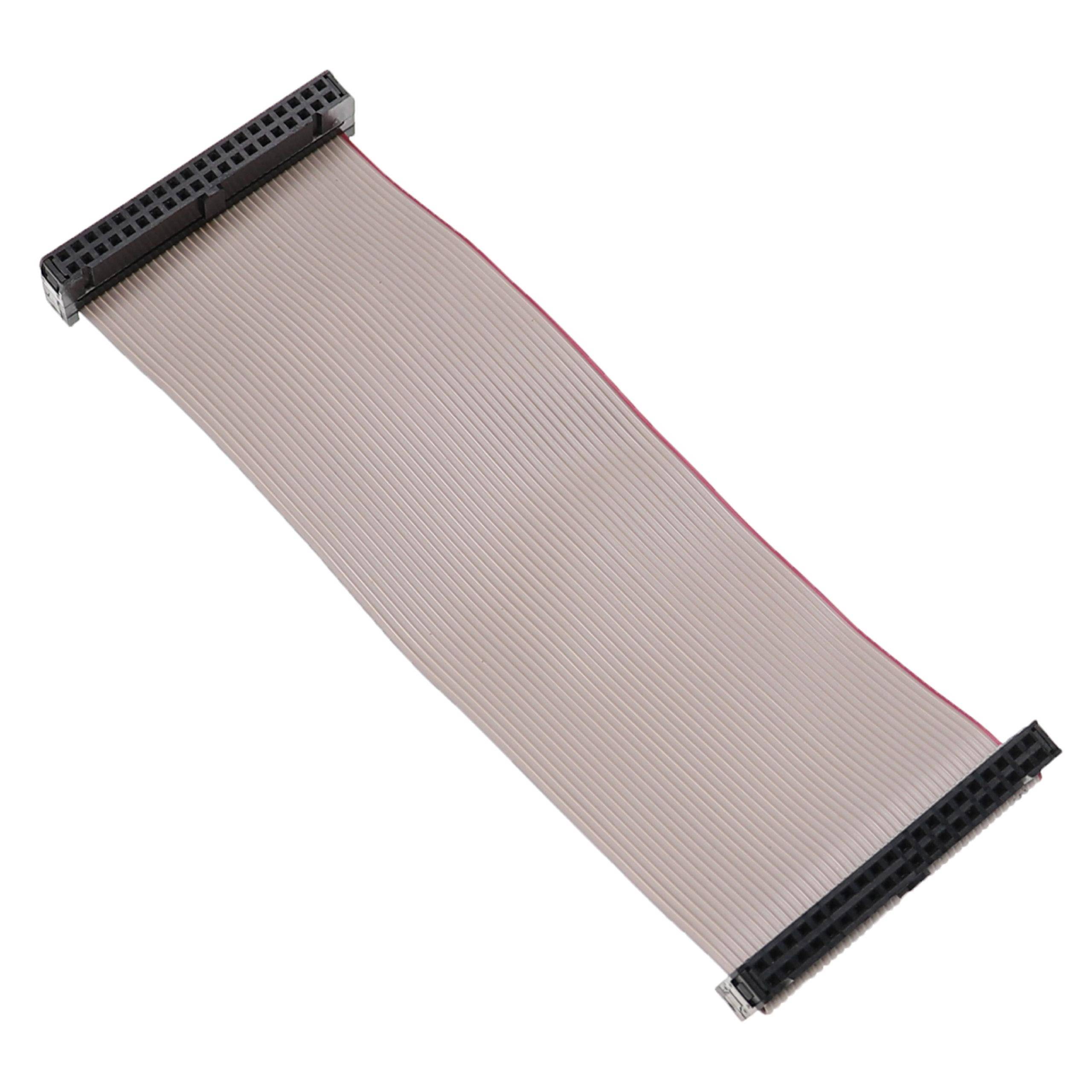vhbw GPIO Verlängerungskabel Grau, 15 cm kompatibel mit Raspberry Pi | Mini-Computer - Extension Flachbandkabel, 40 Pin-1
