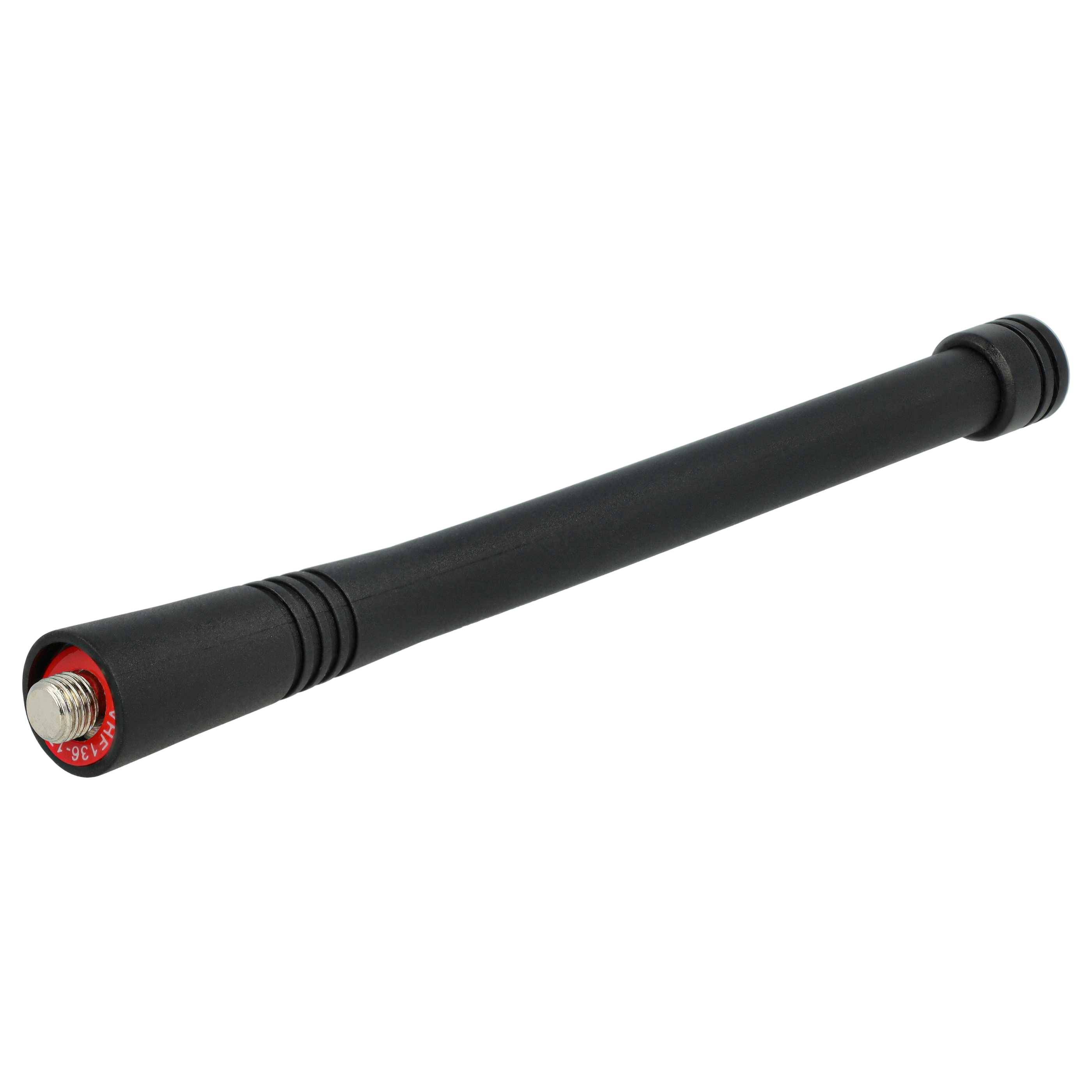 vhbw Antenne kompatibel mit Motorola GP320 | GP340, GP360, GP380, GP344, GP388 Funkgerät - 14 cm, Schwarz-0