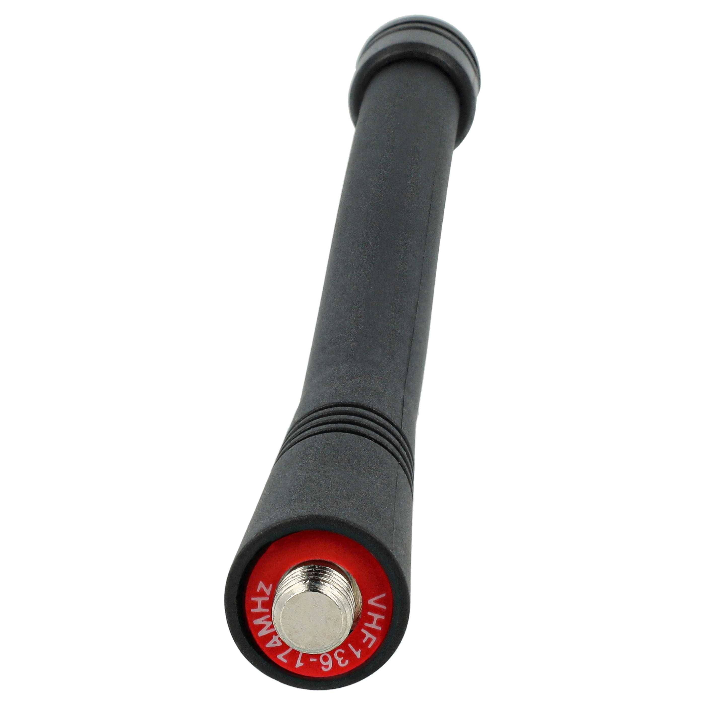 vhbw Antenne kompatibel mit Motorola GP320 | GP340, GP360, GP380, GP344, GP388 Funkgerät - 14 cm, Schwarz-2