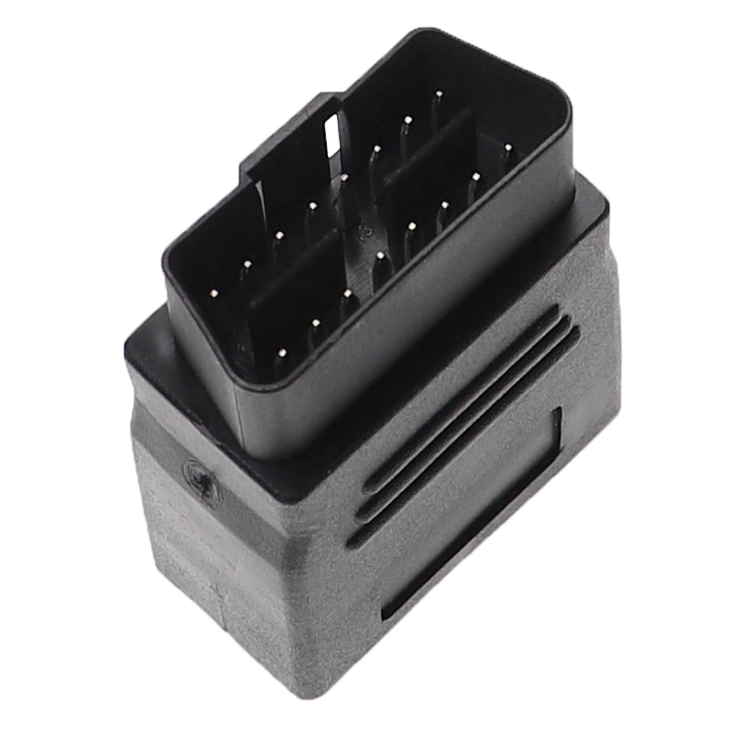 vhbw OBD Adapter 16 Pin Norm Stecker auf 16 Pin Norm Buchse für Auto | PKW, LKW - OBD2 Verbindungsadapter-1