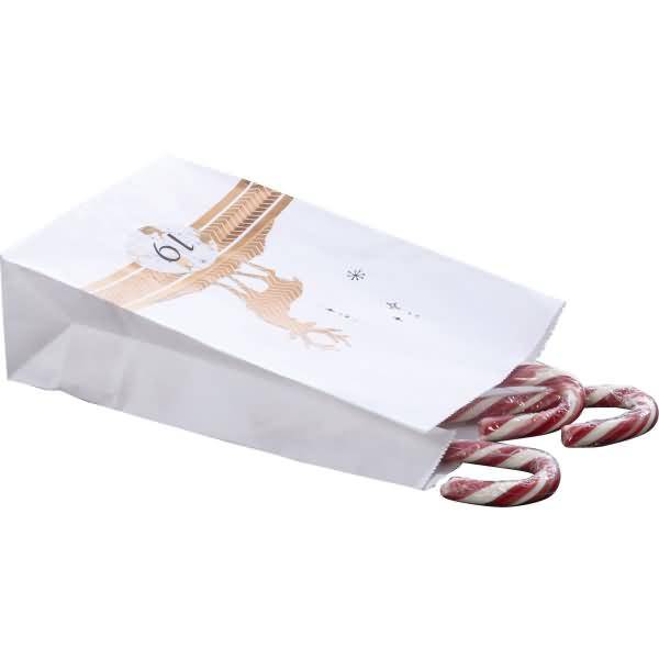 folia Adventskalender "Papiertüten blanko", weiß-1