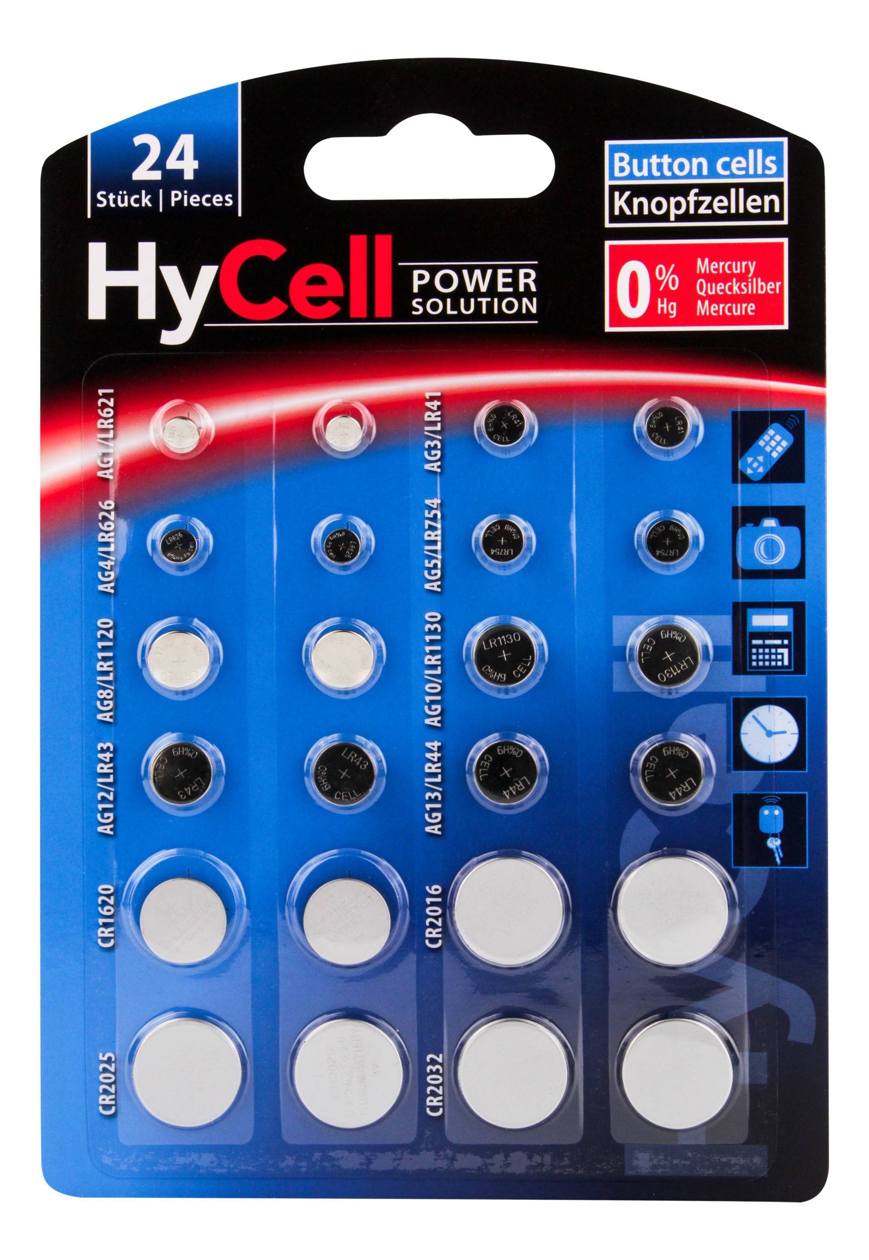 Ansmann 1516-0003, Einwegbatterie, Alkali, 3 V, 24 Stück(e), 40 g, Sichtverpackung-1