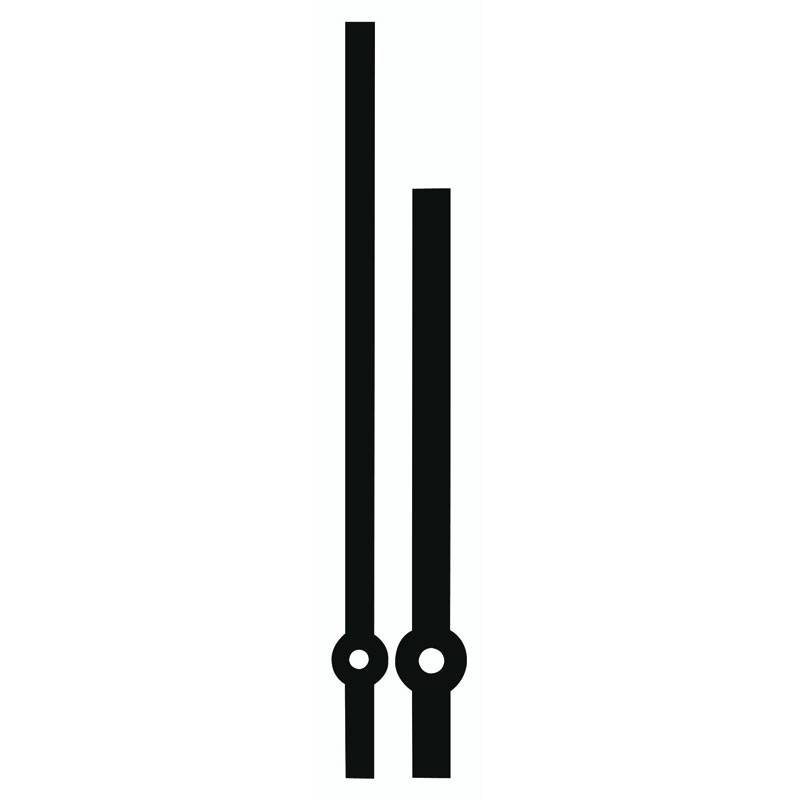 SELVA Zeigerpaar Euronorm Balken schwarz Minutenzeiger-L:250mm-1