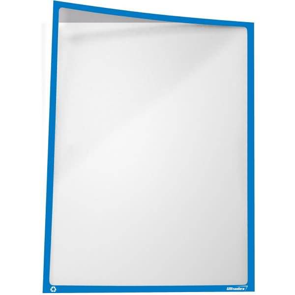 Infotasche Recycling magnetisch A3 435x312mm blau