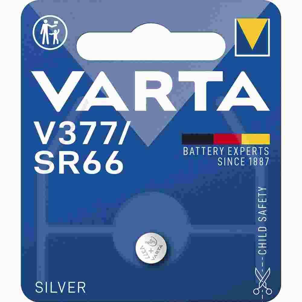 10St. Varta Electroniczelle V377 Silber 1,55V 24mAh Blister 00377101401-1