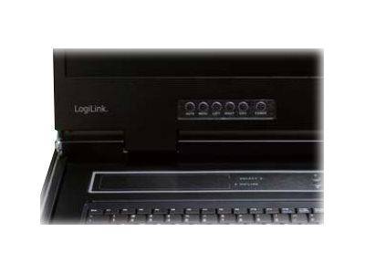LogiLink KVM-Konsole - PS/2, USB - Deutsch - 48.3 cm (19") - (18.51" sichtbar) --1