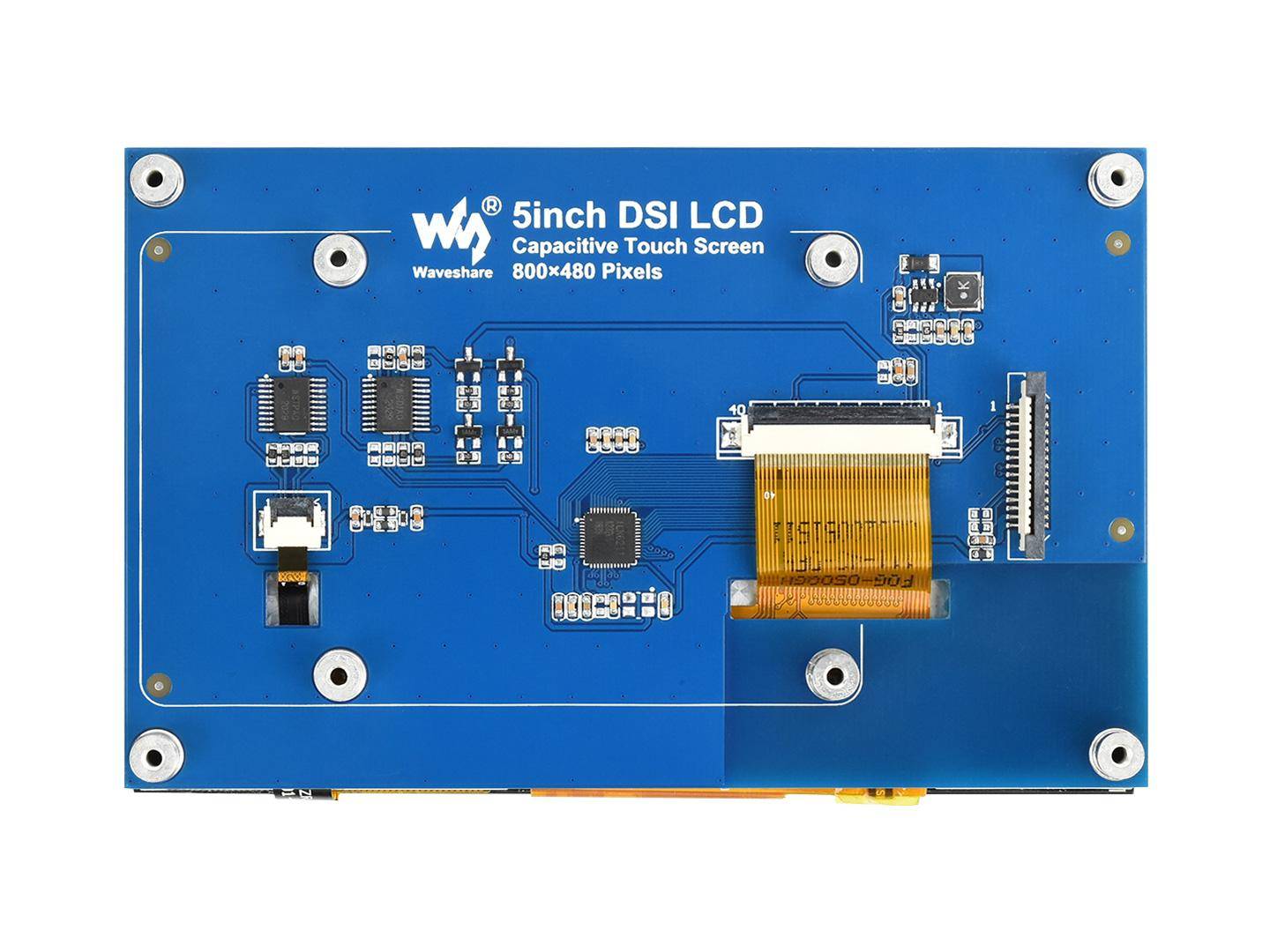 5 Zoll Kapazitives Touch Display für Raspberry Pi, 800×480-2