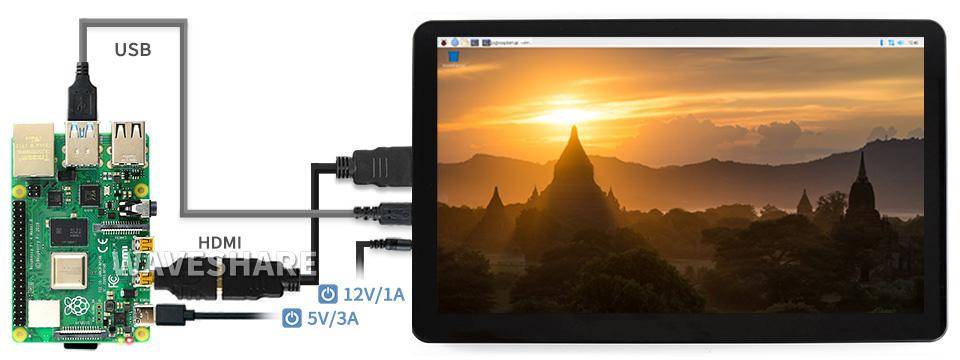 Universal 15,6\" Display mit HDMI Eingang und kapazitivem Touchscreen-2