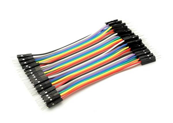 40pin Jumper / Dupont Kabel Male  Male trennbar - Länge: 0,10 m
