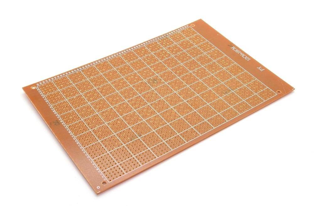 Lochrasterplatine 12x18cm mit einseitiger Kupferauflage-1