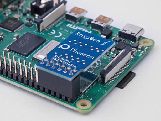 ZigBee-Gateway RaspBee II in einem Raspberry Pi