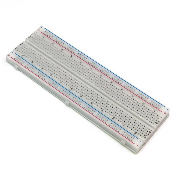 Breadboard mit 830 Kontakten