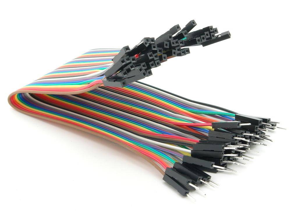 40pin Jumper / Dupont Kabel Male  Female trennbar - Länge: 0,50 m-0