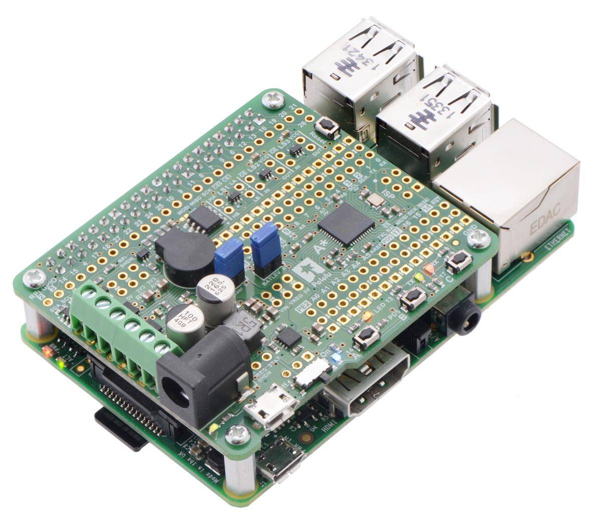 Pololu A-Star 32U4 Robotersteuerung SV mit Raspberry Pi Bridge-2