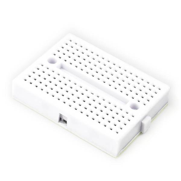 Mini Breadboard mit 170 Kontakten - Farbe: weiß
