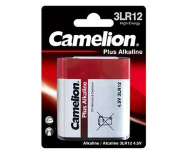 3LR12 4.5 Volt Flachbatterie maximal 3000mAh, Abmessungen ca. 65,0 x 61,5 x 21,5mm