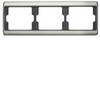 BERKER BERKER Einbaurahmen 3f edst horiz Metall ARSYS 13740004 f.GEB-K