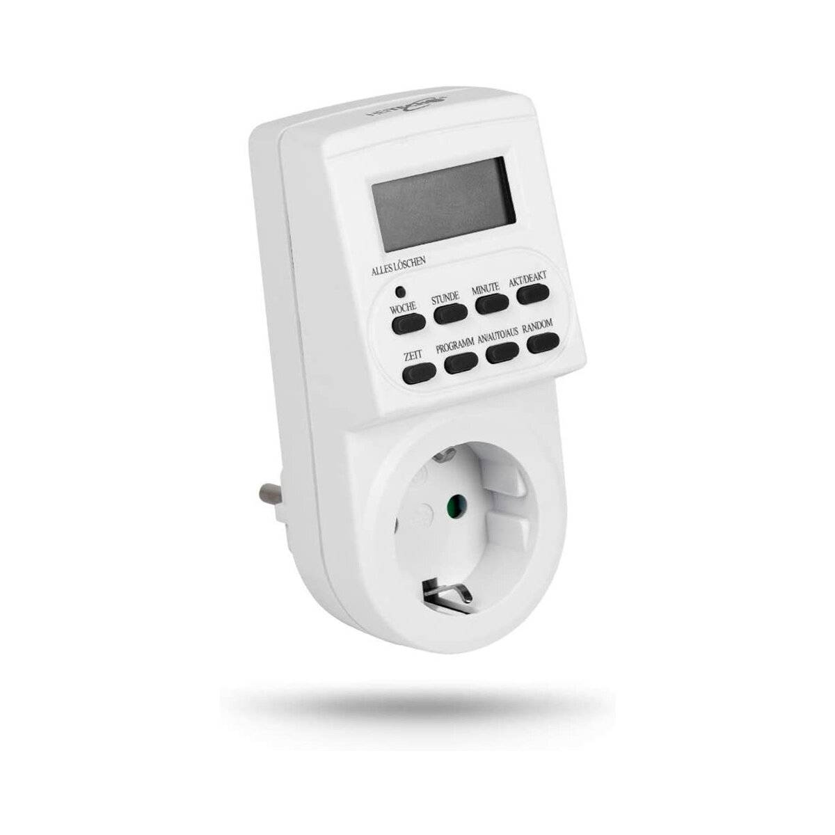 HEITECH Wochen Zeitschaltuhr digital mit Kindersicherung - Zeitschaltuhr bis max. 16A & 3600W - 10 Schaltprogramme-0