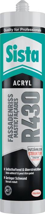 Acryl R430 Fassadenriss 300 ml altweiß Kartusche SISTA
