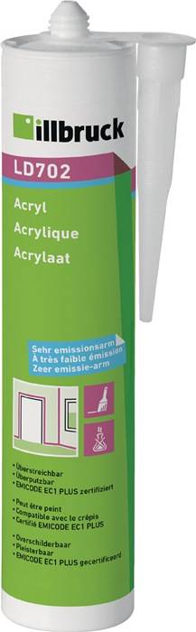 Acryl LD702 310 ml weiß Kartusche ILLBRUCK-0