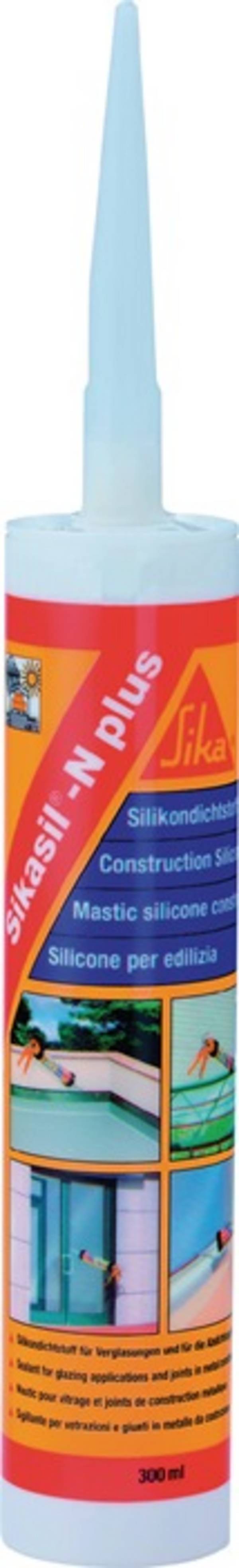 Silicondichtstoff SIKASIL N plus transp.300 ml Kartusche SIKA