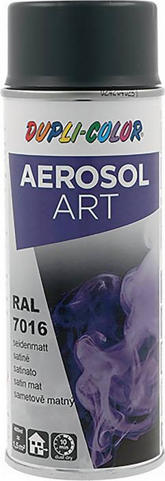 Buntlackspray AEROSOL Art grau seidenmatt RAL 7016 400ml Spraydose-0