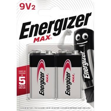 Energizer Batterie Max Alkaline 9V/E-Block/6LR61 2 St./Pack.-0