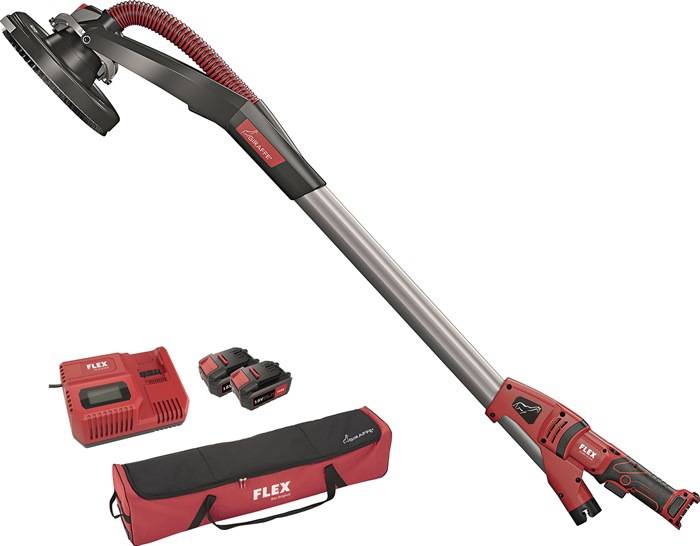 Akku-Wand- u.Deckenschleifer Giraffe GE MH 18.0-EC/5.0 Set+MH-R 18V 5Ah 225mm