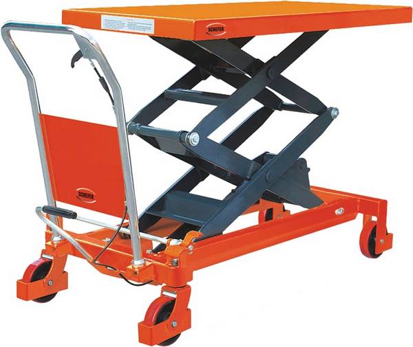 Scherenhubtischwagen SHWD Trgf.800kg Hubber.475-1500mm Doppelschere