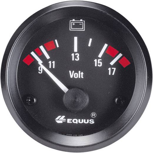 Equus 842060 Kfz Einbauinstrument Voltmeter Messbereich 9 17 V