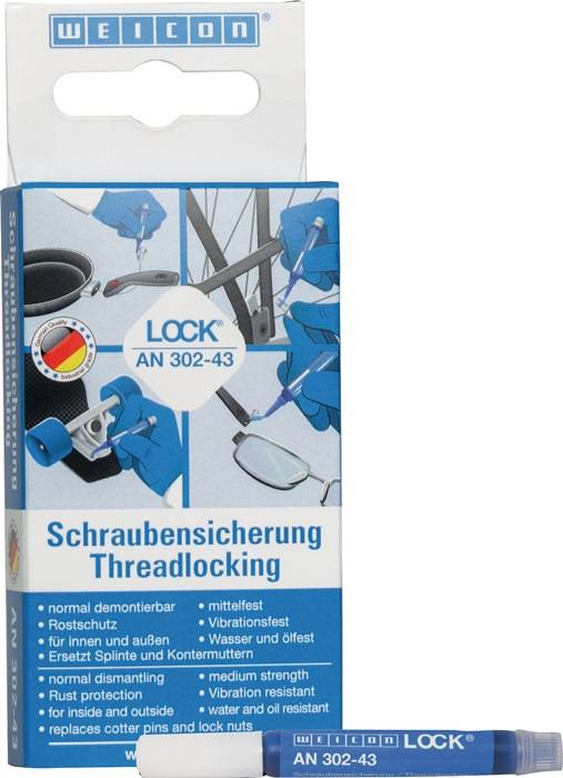 Schraubensicherung WEICONLOCK® AN 302-43 3ml mf.hv.blau Mini-Pen-0